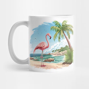 Flamingo Lovers Summer Vibes Mug